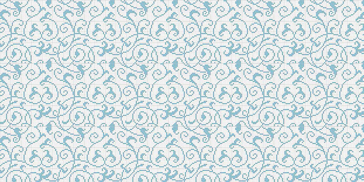 МОЗАИКА ИЗ СТЕКЛА MZ-01 WHITE&BLUE ALMA ПАННО 15 MZ01WHITEBLUE - Вид №1