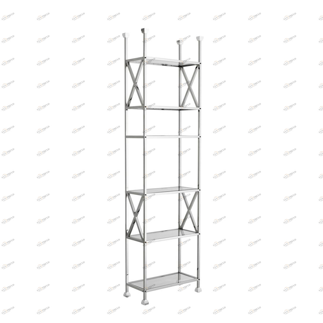 Стеллаж металлический хром Park Avenue от Delight Collection DELIGHT COLLECTION  248290 Хром 