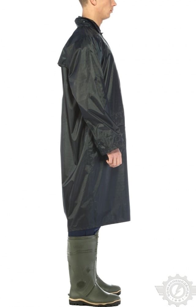 5041824 Плащ Альбатрос влагозащитный ЛАЙТ М синий  Непромокаемая спецодежда  размер XXXXL  - Вид №4