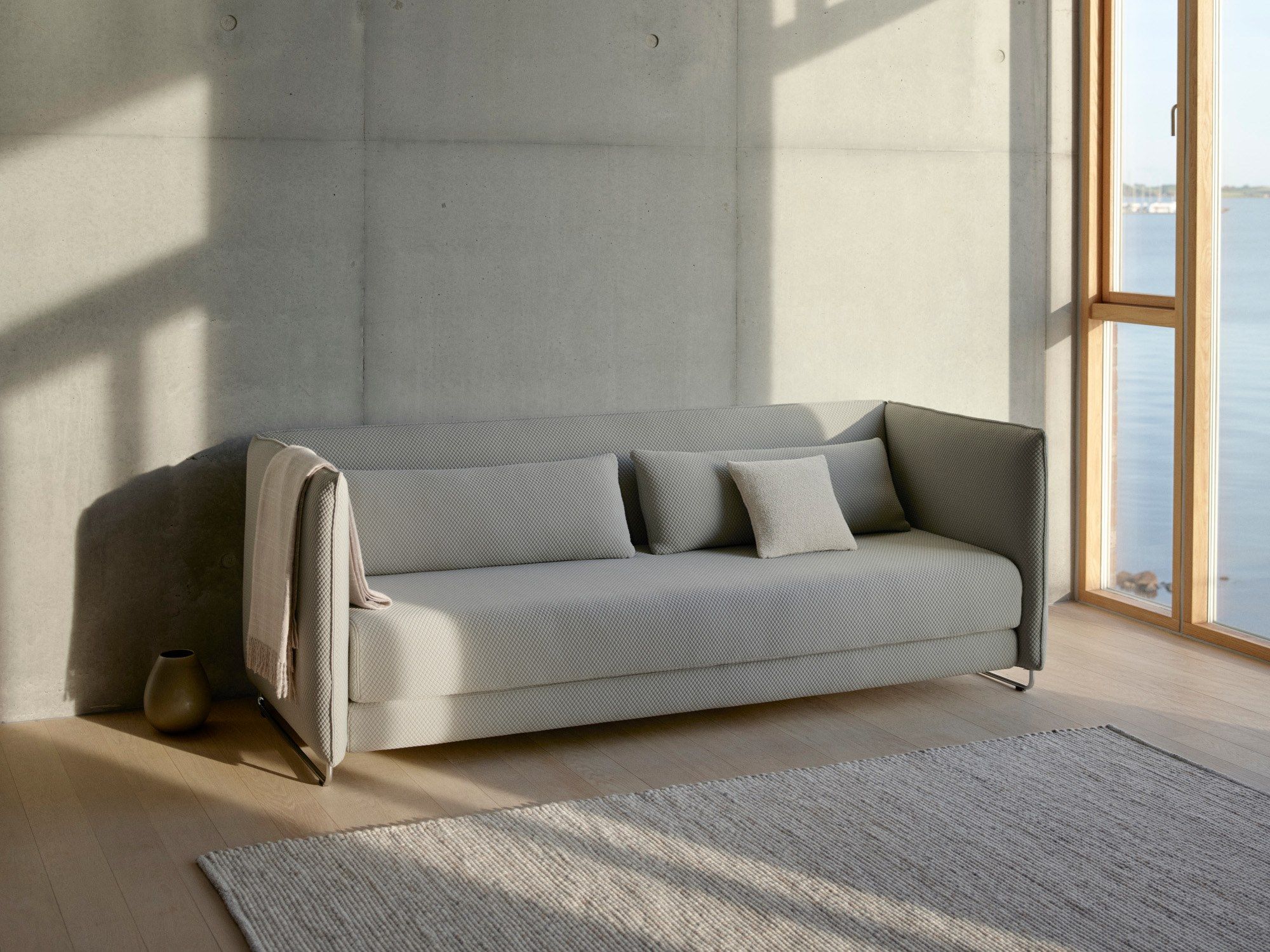 Двуспальный диван-кровать из ткани SOFTLINE METRO ARCH-00057122 - Вид №6