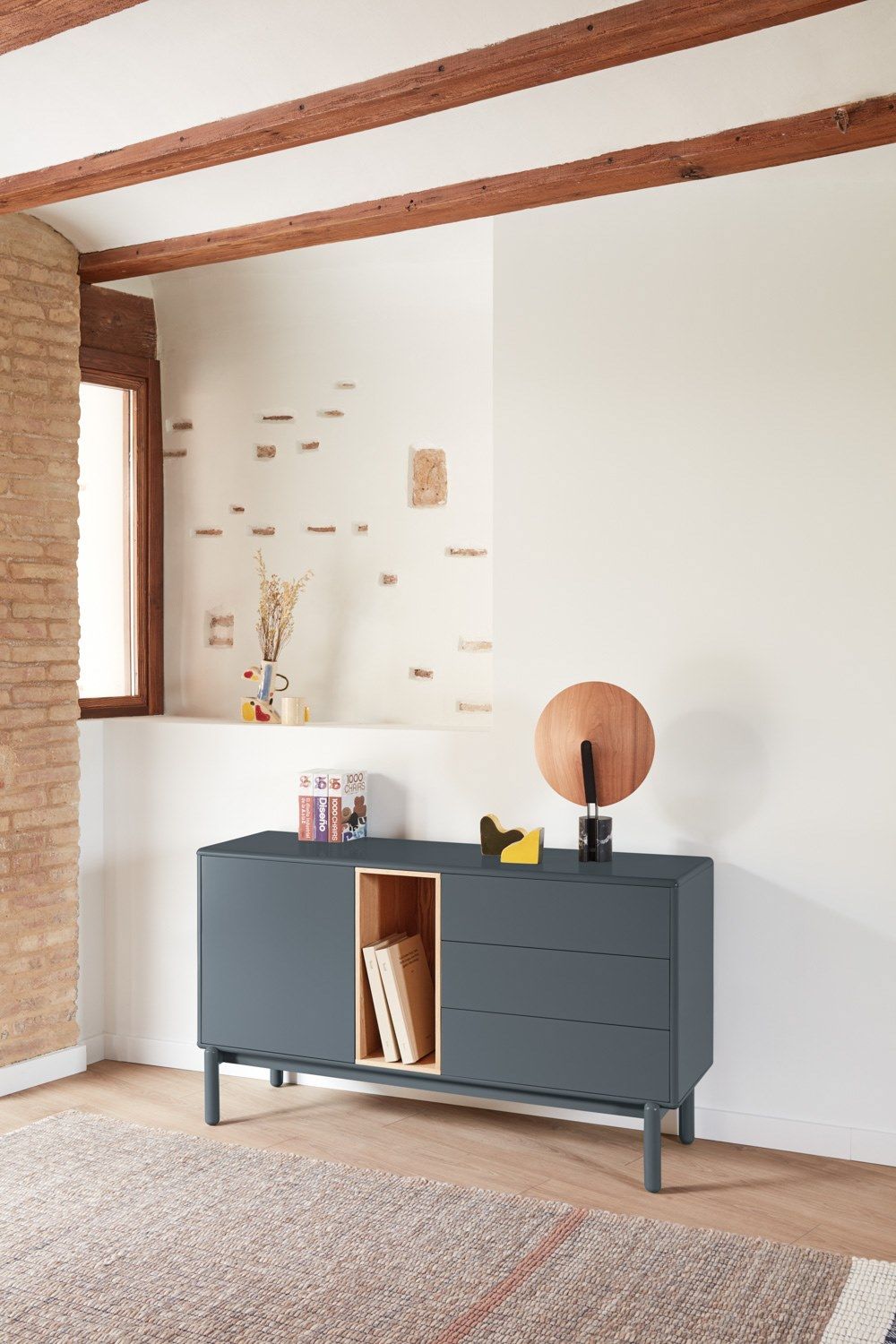 Шкаф из МДФ с распашными дверцами и ящиками TEULAT Corvo ARCH-00138554 - Вид №29