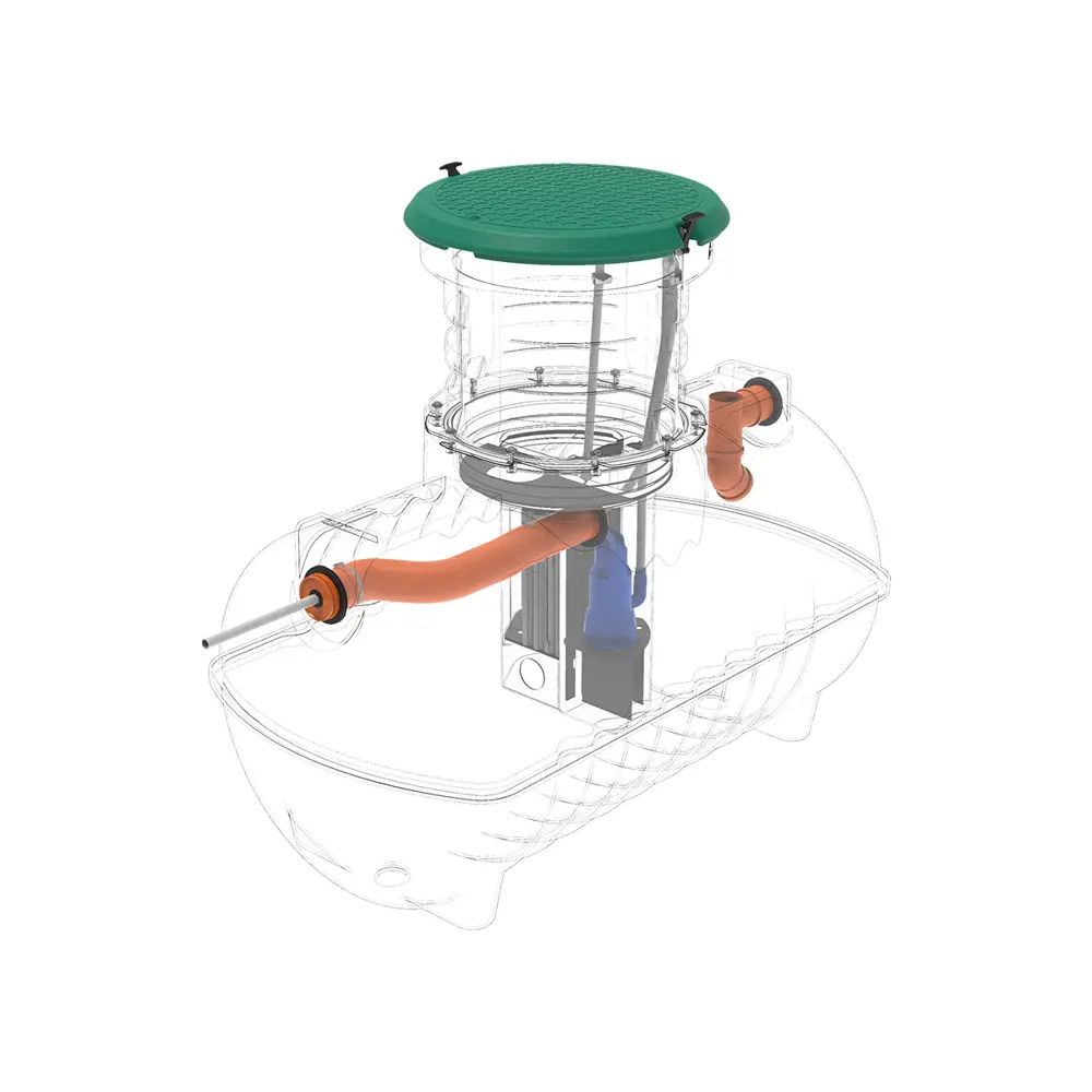 Септик трехкамерный Rostok Ground 4 Pro 1800 литров 660 л/сутки STLM-2129067 - Вид №8