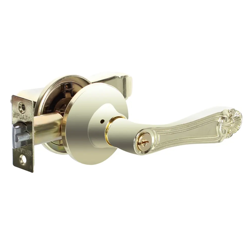 Ручка защелка 637/BL РB-Е (зол) кл/фик FUARO STLM-2104894