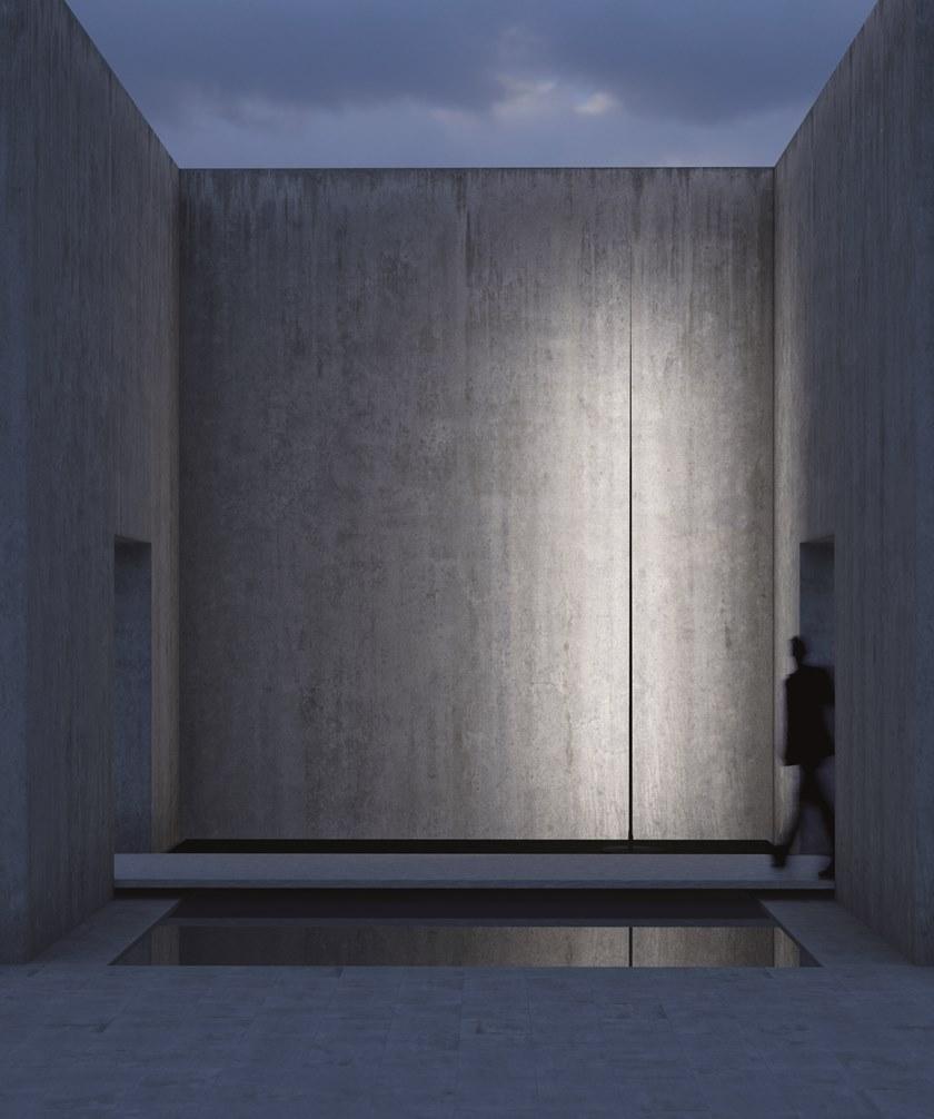 DAVIDE GROPPI Торшер для улицы из стекловолокна и металла sun-id-1444714 - Вид №1