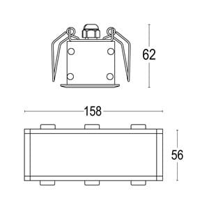 Алюминиевый прямоугольный светодиодный светильник Ghidini Lighting Edge ARCH-00106234 - Вид №4