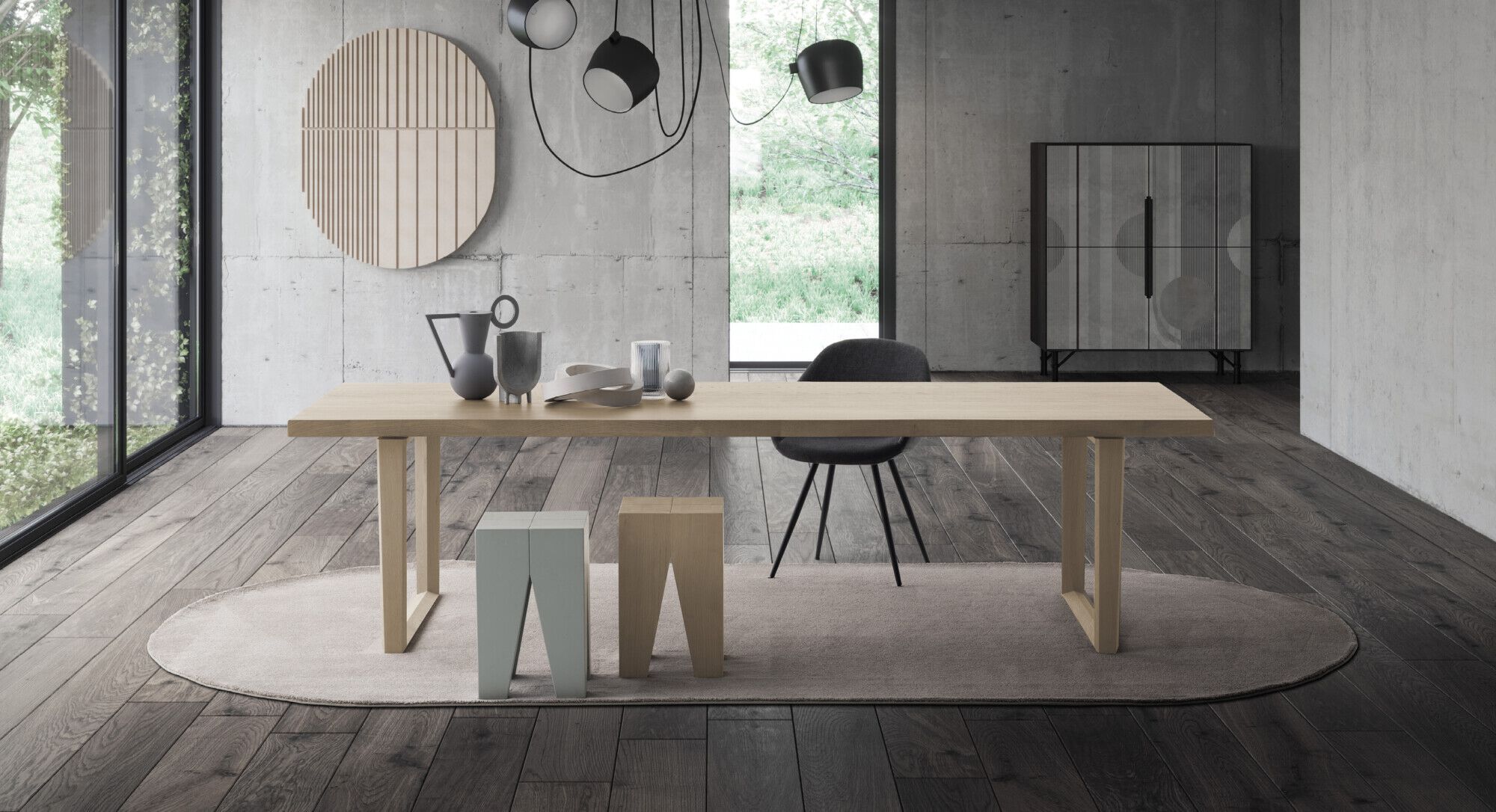 Прямоугольная столешница из дуба Devina Nais Free ARCH-00139734 - Вид №2