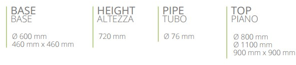 Vela Arredamenti Стол чугунный по контракту Babis Babis-3  - Вид №4