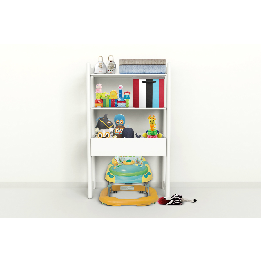 Гарнитур Midi D, 1 полка и 1 ящик-органайзер, белый Flexa 812650340 - Вид №2