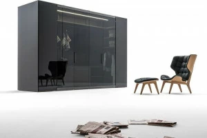 Caccaro Гардеробная из дерева и стекла Camerino