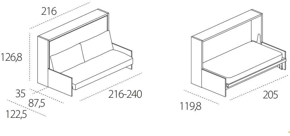 CLEI 3-х местный раскладной диван Kali sun-id-1432750 - Вид №14