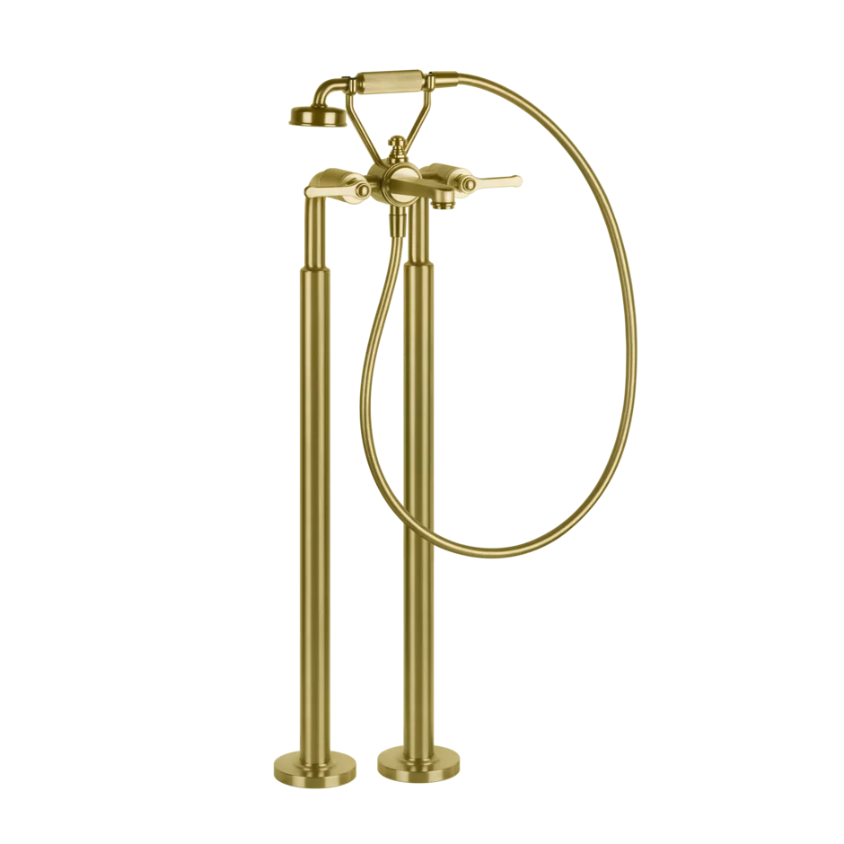 Смеситель для ванны 65128 716 Gessi Venti20 PVD С ЗОЛОТОЙ ЩЕТКОЙ 65128716