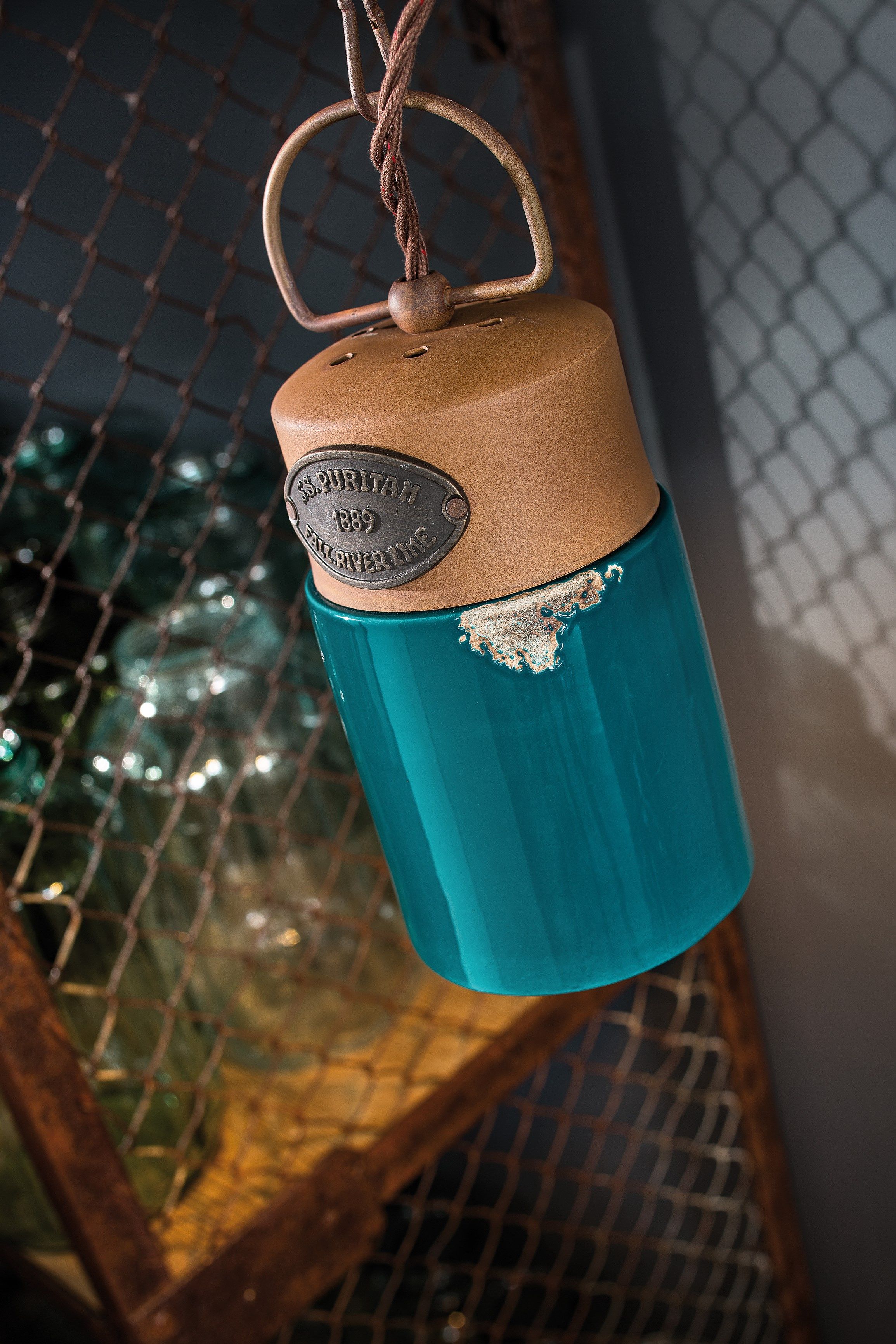 Керамический подвесной светильник FERROLUCE Industrial ARCH-00004941 - Вид №1