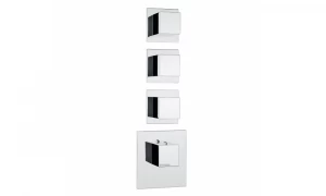 Z032205 + Z030271 000 Смеситель & запорный кран Cube 4 Outlets (with diverter) HP BOSSINI