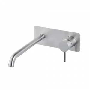 Смеситель настенный, однорычажный, без сливного гарнитура с тарелкой X-STEEL 316 NEWFORM Италия