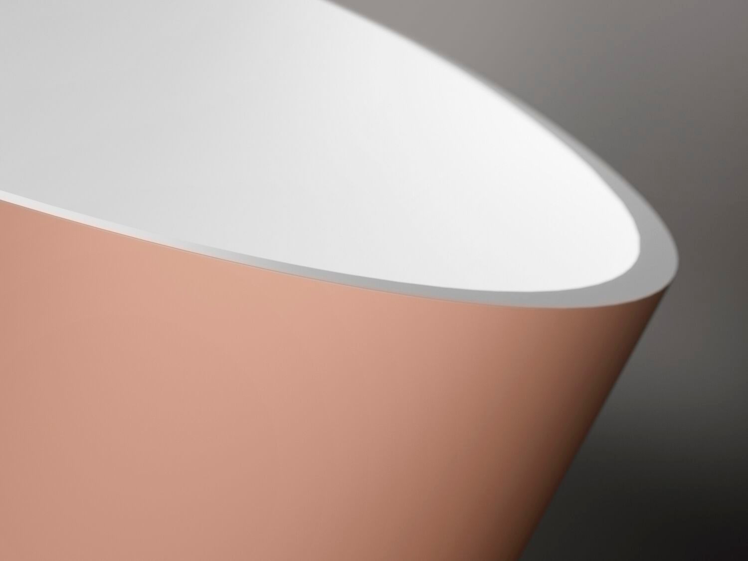 Овальная ванна в центре комнаты в твердой поверхности Gruppo Treesse мебель для ванной комнаты-отдельно стоящие ванны ARCH-00050901 - Вид №10