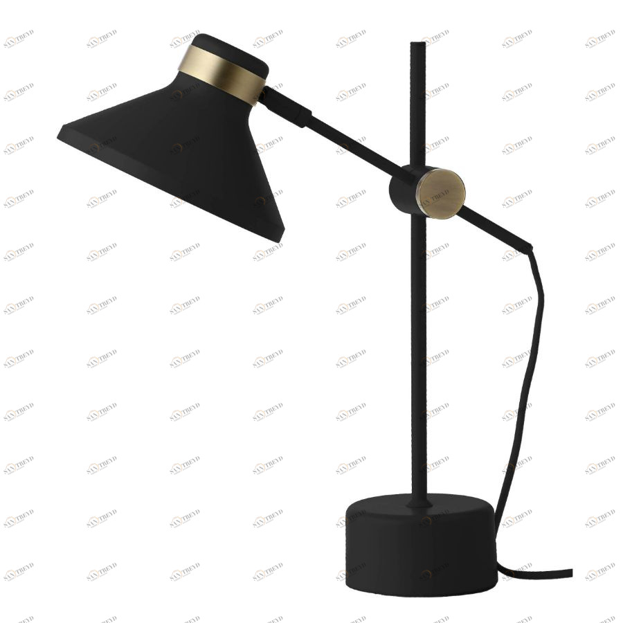 Лампа настольная MR, D19 см, черная матовая Frandsen 227565011