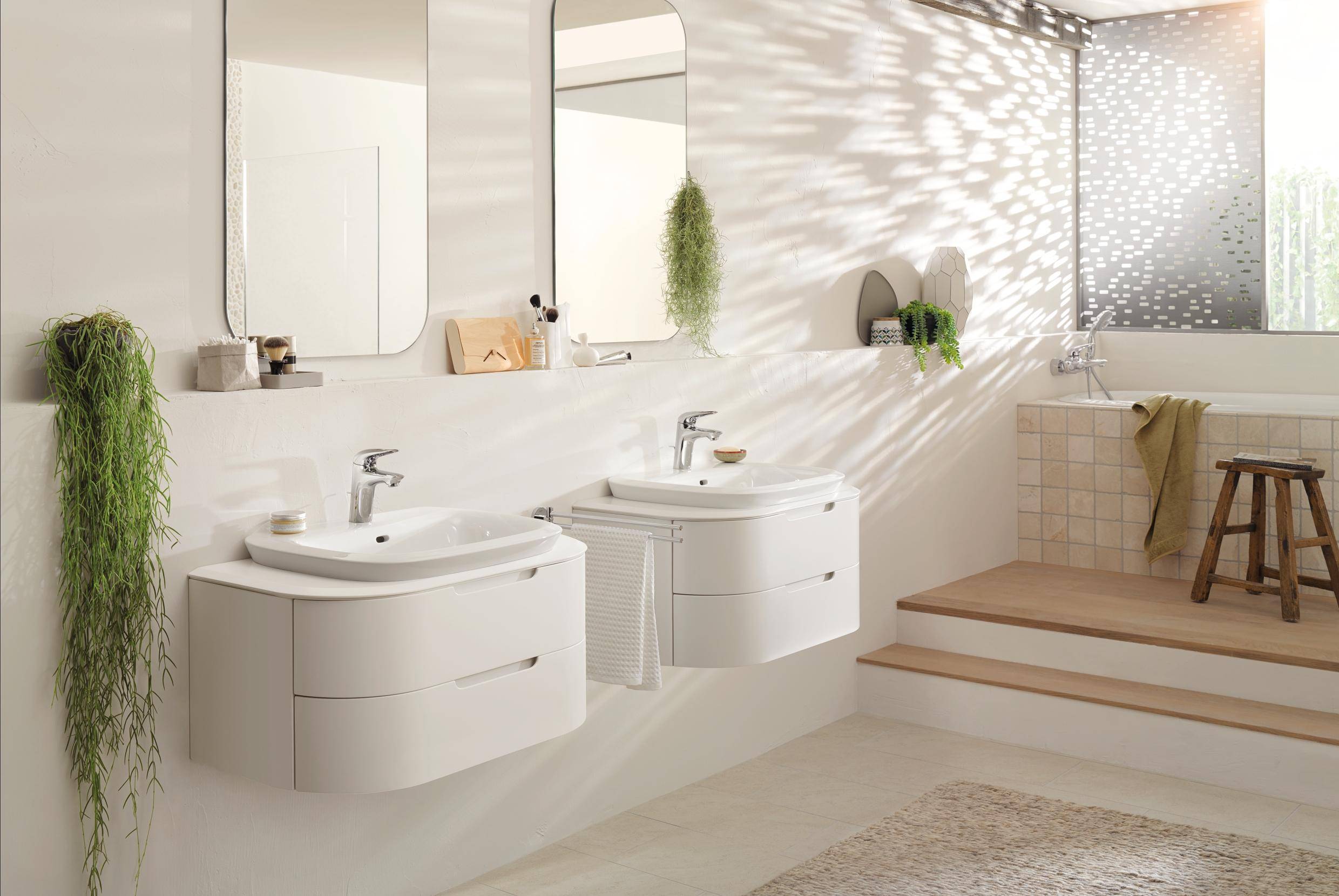 Смеситель для раковины GROHE Eurostyle с донным клапаном, хром (23564003) - Вид №8