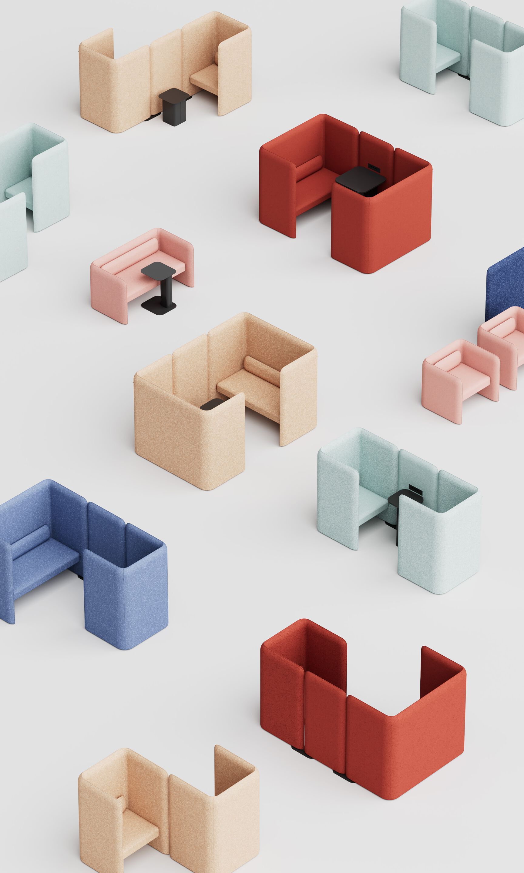 Тканевое кресло с подлокотниками IBEBI Kumo ARCH-00141485 - Вид №5