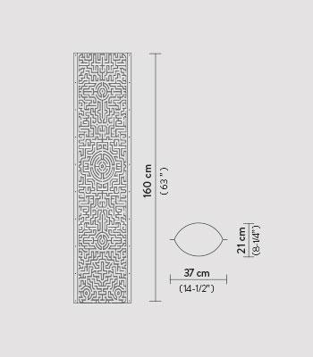 Slamp TUB93PTU0004_PEA THE LIGHTNING ARCHIVES торшер 112537 - Вид №4