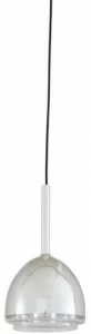 Ligne Roset Светодиодная подвесная лампа из боросиликатного стекла Chrome bell 10073001