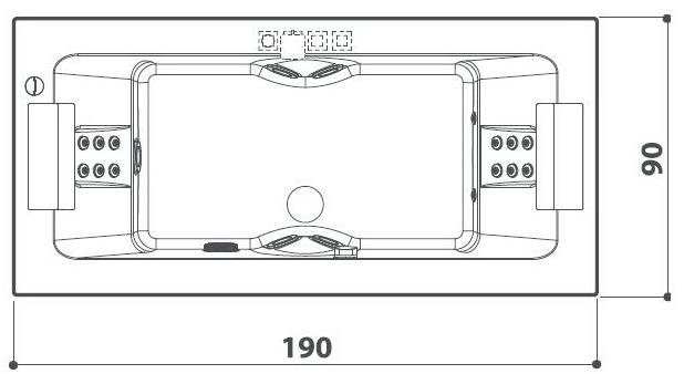 Jacuzzi® 2-х местная прямоугольная гидромассажная ванна Sharp sun-id-1490948 - Вид №2