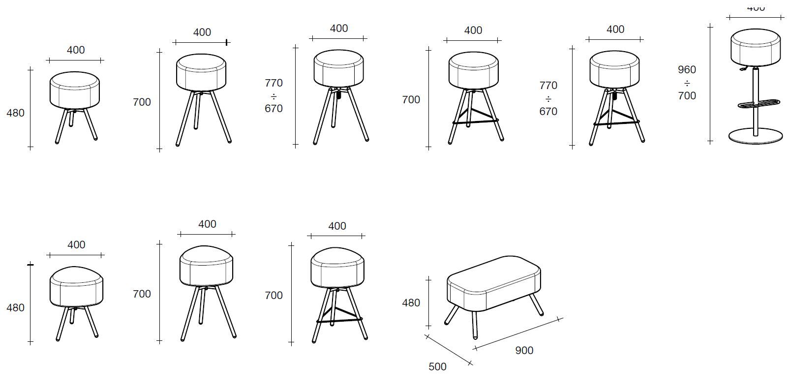 Низкая ткань мягкий стул Sesta блог ARCH-00152172 - Вид №3