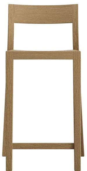 horgenglarus Высокий табурет из массива дерева со спинкой Lyra 11-680 - Вид №6