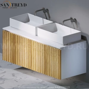 AeT ITALIA Wodo Настенная тумба с 2-мя ящиками C296