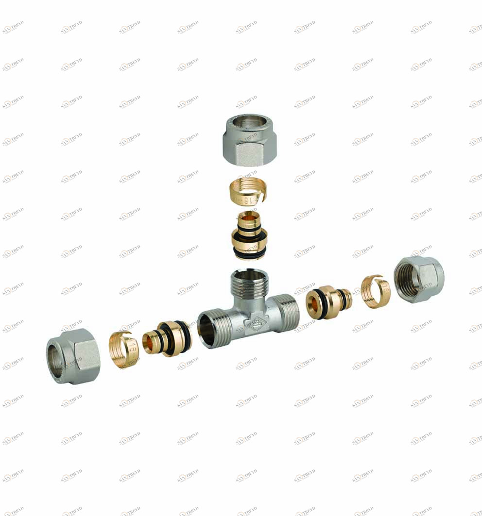 Carlo Poletti R46520Q Коленчатый фитинг 90° с внутренней резьбой для труб многослойных 