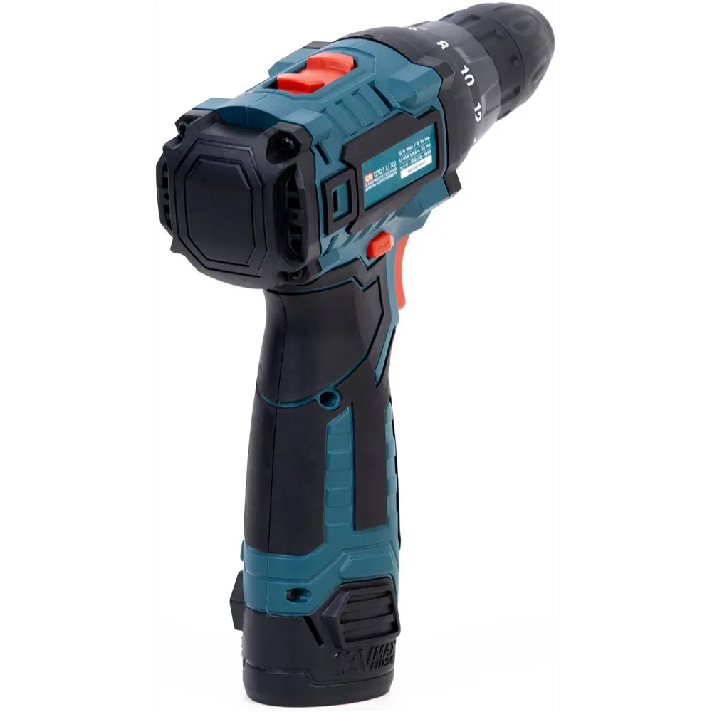 Дрель-шуруповерт аккумуляторная Alteco CD 1210.1 Li X2, 12 В Li-ion 2x1.3 Ач STLM-2154692 - Вид №7