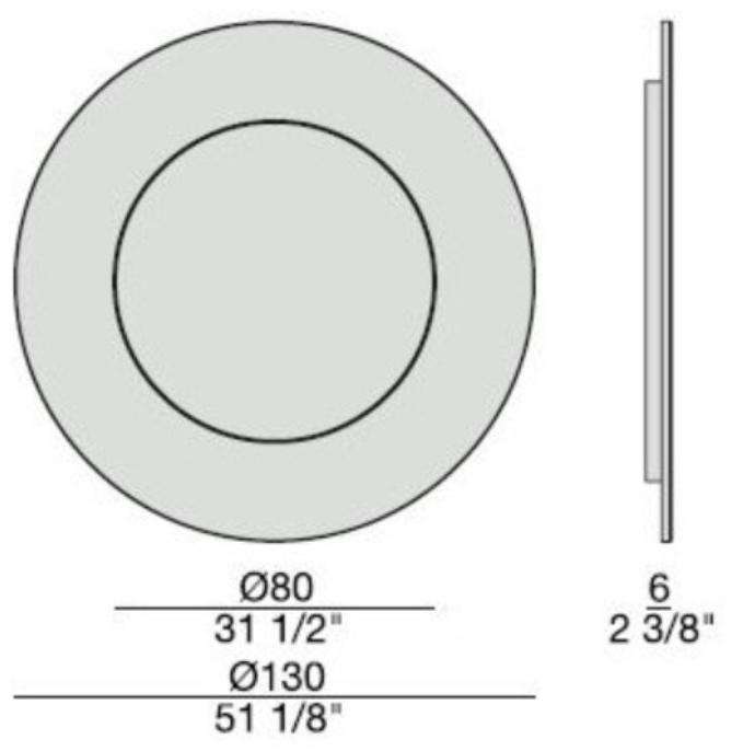 Porada Круглое настенное зеркало Iron sun-id-1462960 - Вид №2