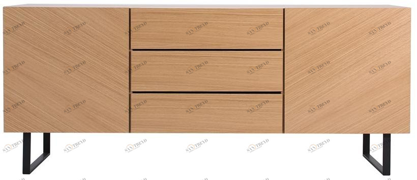 Heavens Буфет из лакированного дуба с ящиками Leila sun-id-1470622