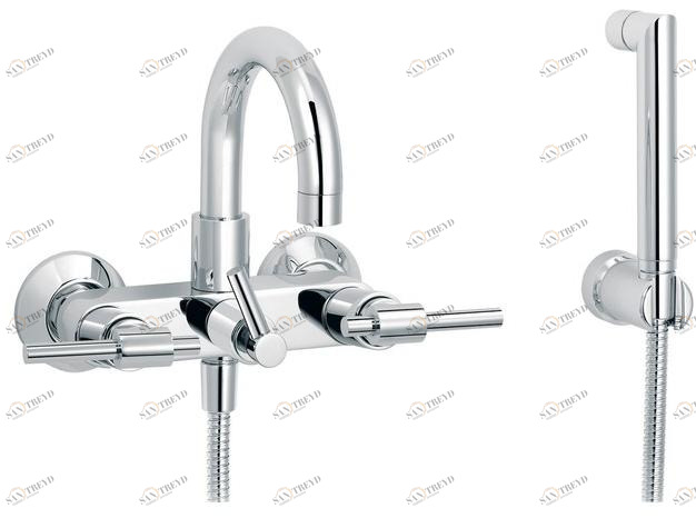 rvb Смеситель для ванны настенный Dynamic 4027.11.67