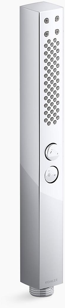 KOHLER Многофункциональный ручной душ Shift  + Square 2,5 галлона в минуту с технологией впуска воздуха Katalyst K-21336-BGD  - Вид №1
