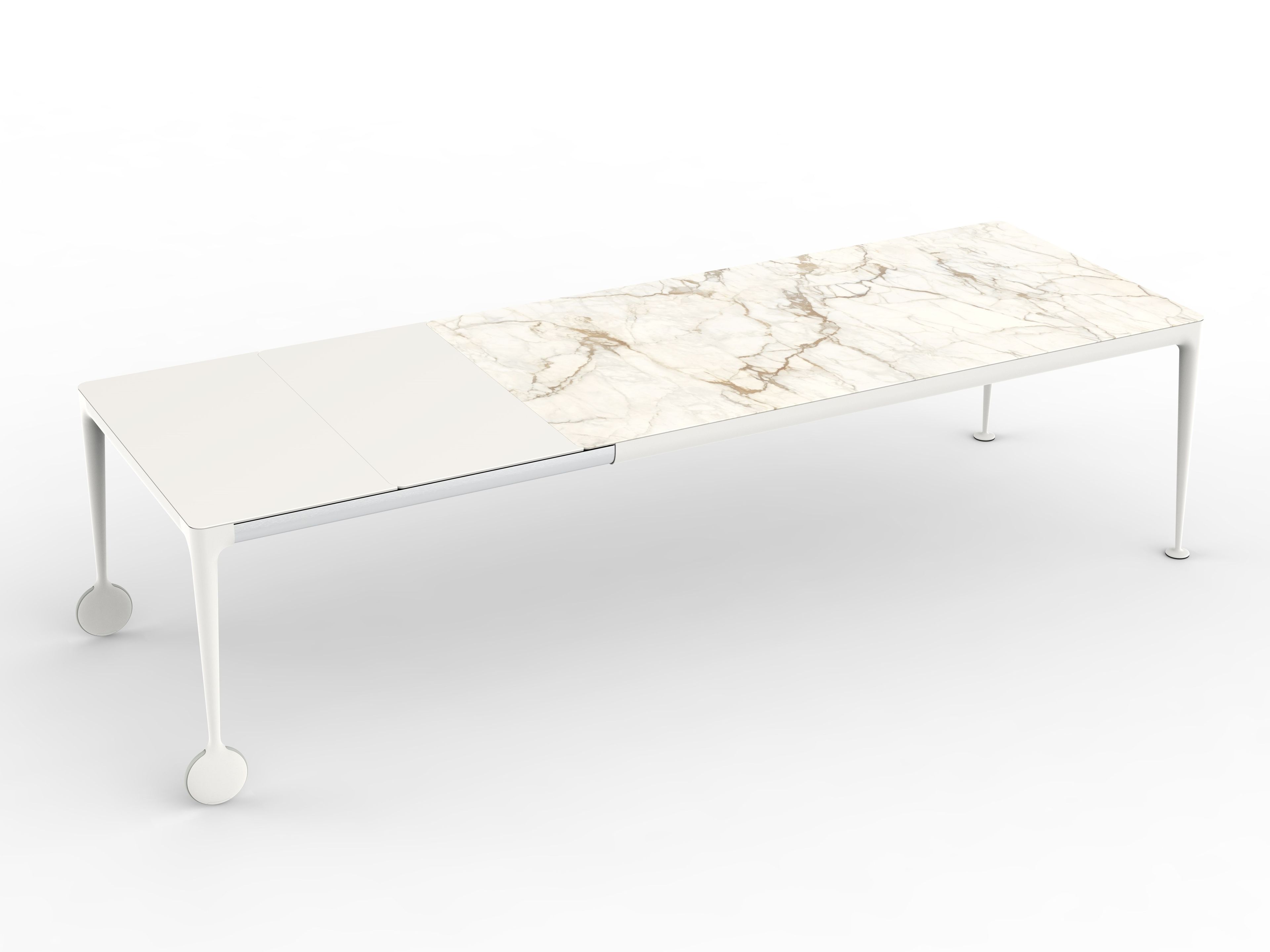 Выдвижной алюминиевый стол с деревянным или керамическим верхом Magis Big Will ARCH-00088826