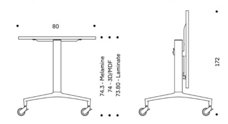 Стол на колесах с откидным верхом IBEBI Ulisses ARCH-00135605 - Вид №6