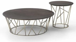 Marelli Круглый деревянный журнальный столик Twig