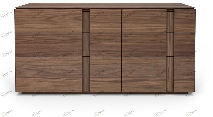 Huppé Комод из орехового дерева со встроенными ручками Dusk 8035qs - 8045qs HUPPE