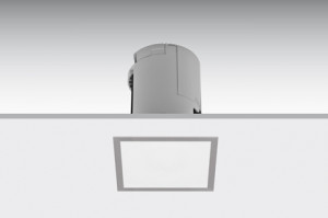DST-53 Lens flush-mounted square Daisalux Светильники аварийные Серебристо-Серый