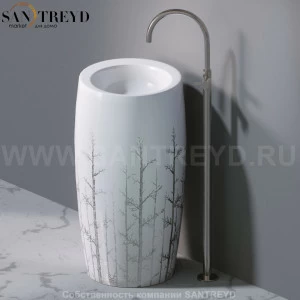 L100T0R0VT.405P Напольная раковина стоящая круглая A. e T. Italia SPOT