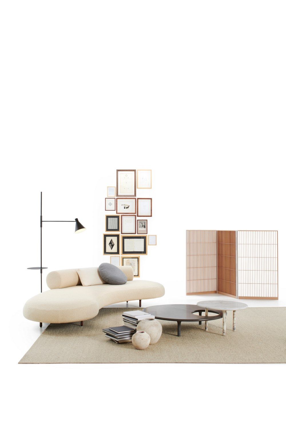 4-местный изогнутый тканевый диван DE PADOVA Оноре ARCH-00136120 - Вид №1