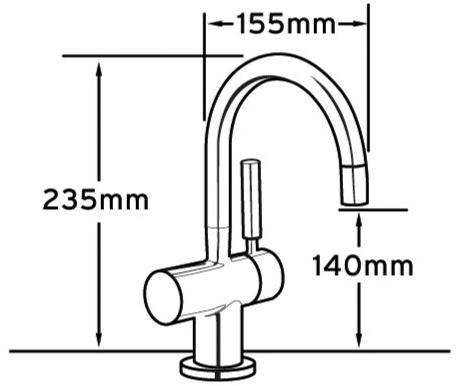 InSinkErator Диспенсер горячей воды из стали  1975522 / 1975543 / 1975532  - Вид №5