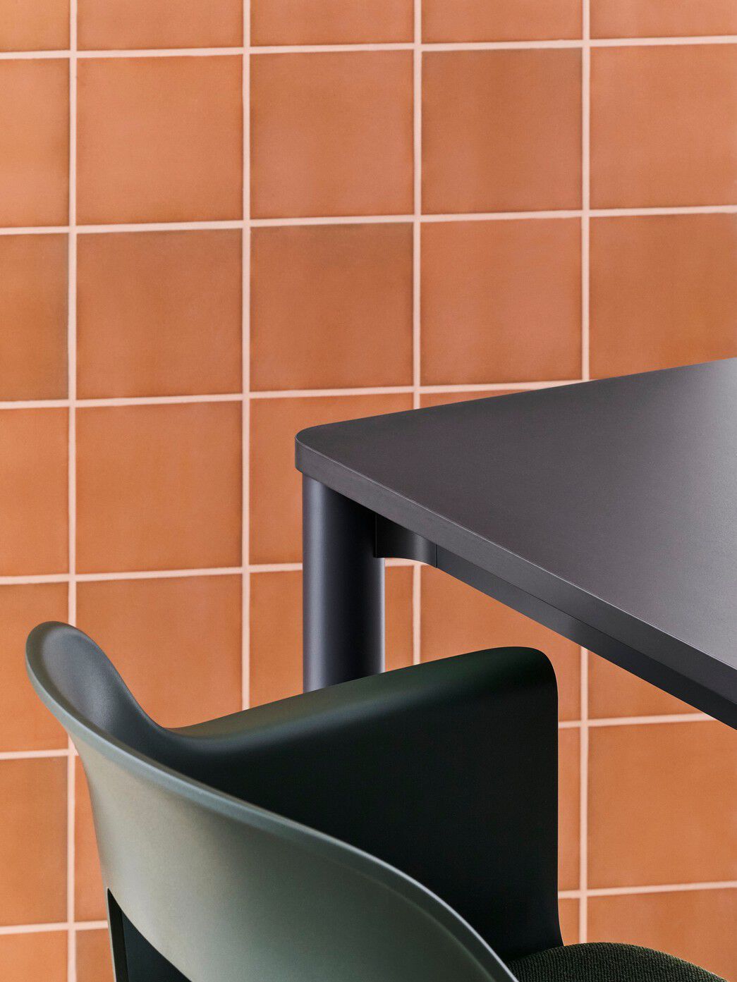 Стул с мягким сиденьем с подлокотниками Hay макет ARCH-00123440 - Вид №11