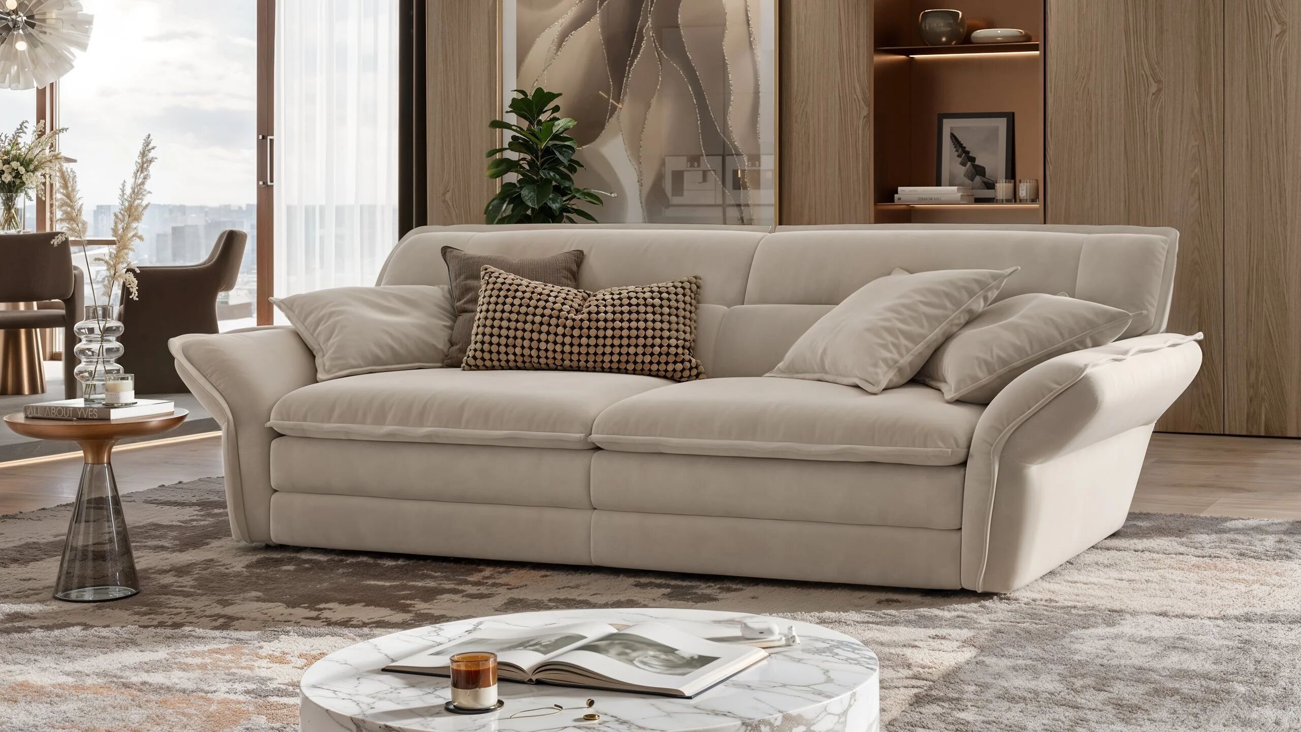 3-местный тканевый диван Sofanella шаг ARCH-00144107 - Вид №6