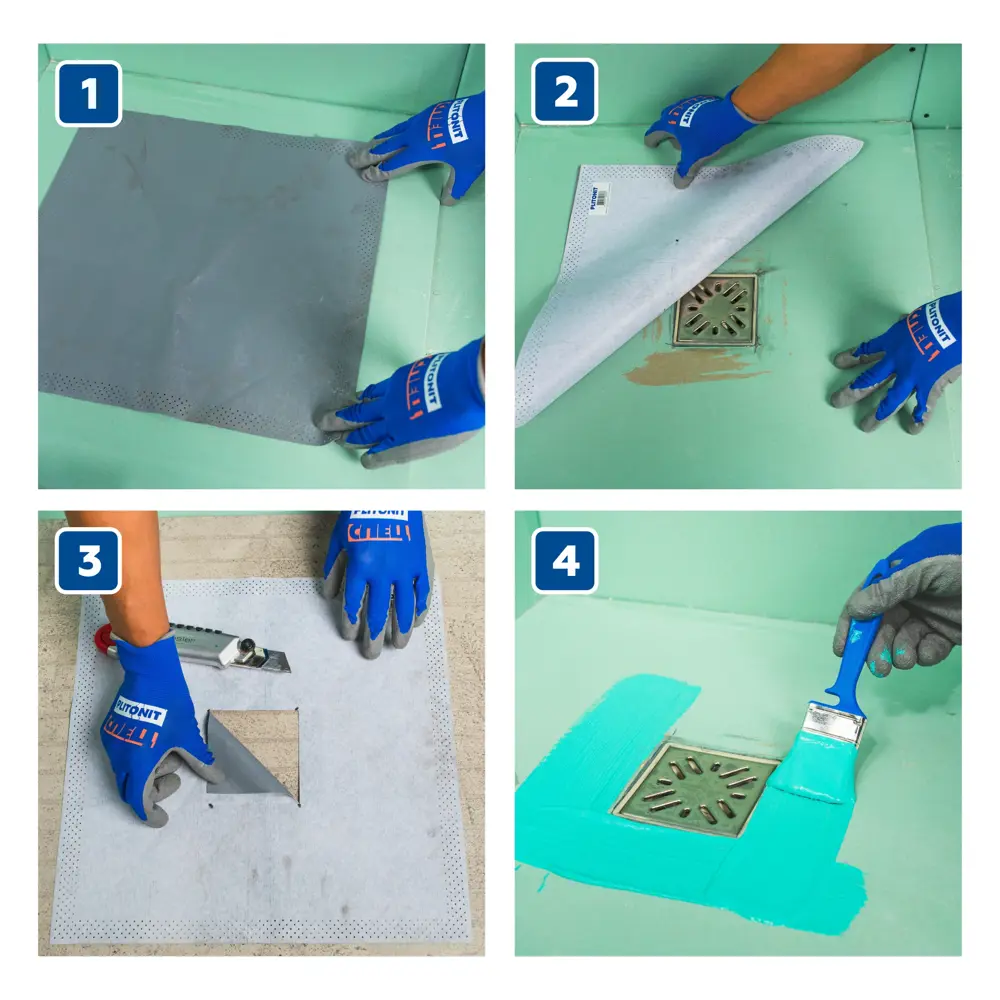 Манжета гидроизоляционная настенная Plitonit 120x120 мм STLM-2164773 - Вид №3