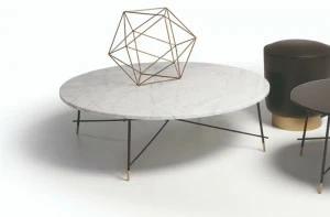 Vibieffe Журнальный столик из мрамора для гостиной