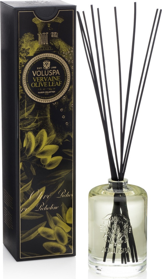 10673730 VOLUSPA Диффузор ароматический VOLUSPA Вербена и оливковые листья 192мл, стекло Стекло 