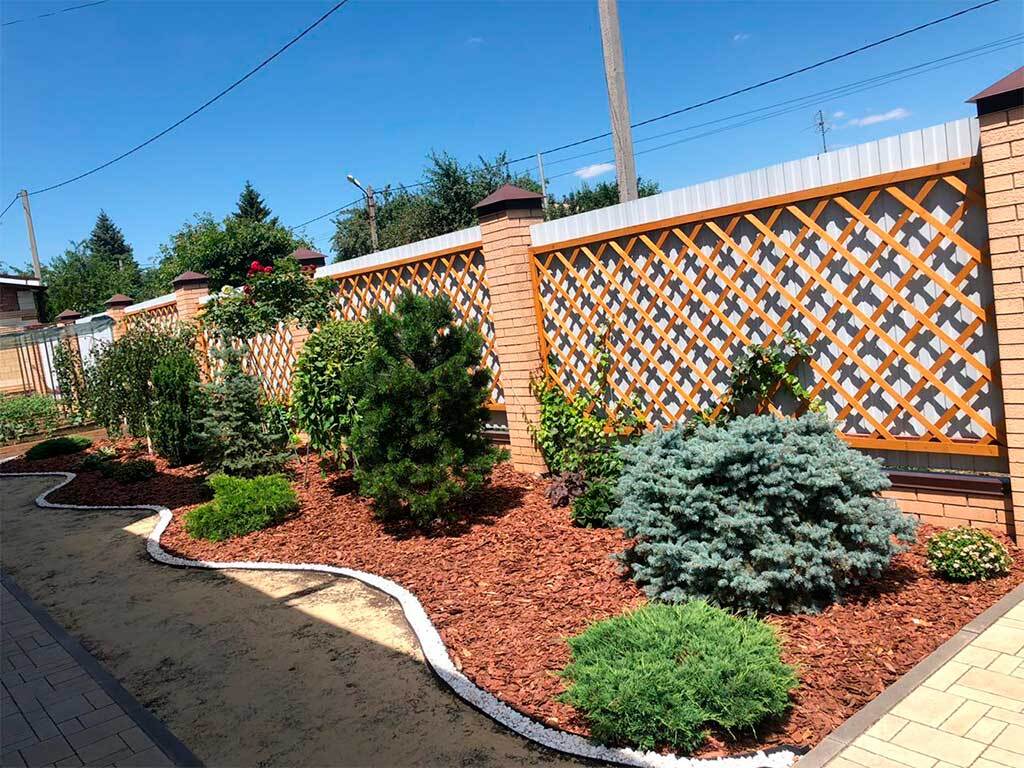 Пластиковый бордюр 58 мм, длина 1 м, зелёный ГеоПластБорд GPBST-54 - Вид №16