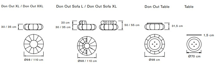 OGO Кресло из ткани с подлокотниками Don out sun-id-1463038 - Вид №7