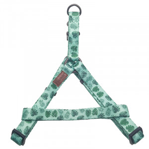 ПР0050121 Шлейка для собак Palm 10мм (обхват 25-40см) зеленая Great&Small